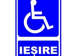 Semn de iesire pentru persoane cu handicap